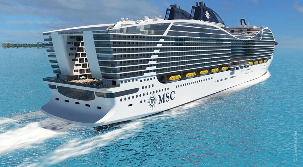 Cruise schip MSC World Europa